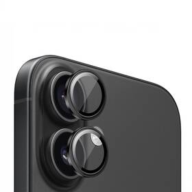 Ochranné sklo šošovky fotoaparátu Mobile Origin Sapphire Lens guards na Apple iPhone 16/16 čierne

