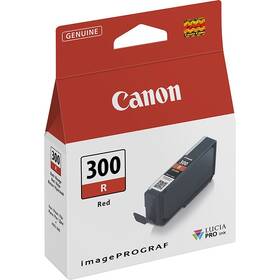 Cartridge Canon PFI-300, 14,4 ml červená

