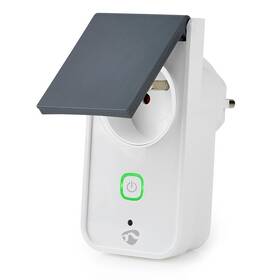 Inteligentná zásuvka Nedis SmartLife, 16A, 3680 W, vonkajšie IP44 


