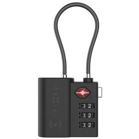 Lokátor FIXED Tag Lock s podporou Find My a TSA čierny

