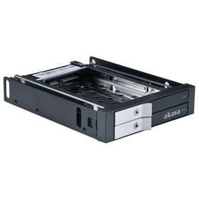 Rámček AKASA Lokstor M21 2 x 2.5" SSD/SATA HDD Dock in 3.5" PC Bay čierny

