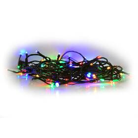 Vianočné osvetlenie Solight reťaz, 200 LED, 20m, prívod 5m, 8 funkcií, časovač, multicolor 

