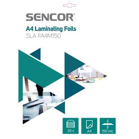 Laminovacie fólie Sencor SLA FA4M150 A4, 150mic, 25ks 

