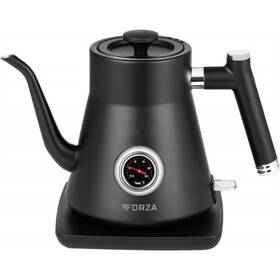 Rýchlovarná kanvica ECG Forza 5000 Pour over Nero čierna farba
