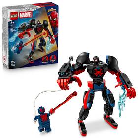 Stavebnica LEGO® ǀ Marvel 76337 Robot Milesa Moralesa vs. Spider-Man 2099 

