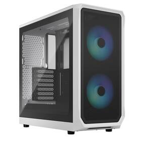 Case FRACTAL DESIGN Focus 2 RGB Tempered Glass Clear Tint biela

