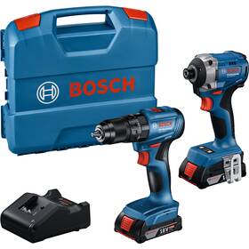 Sada aku náradia Bosch Professional GDR 18V-215 + GSB 18 (s baterií) 

