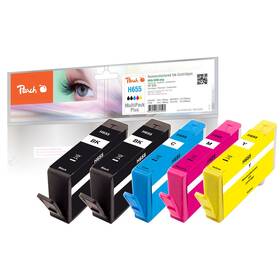 Cartridge Peach HP 655, MultiPack Plus, 2x19, 3x12 ml - CMYK 

