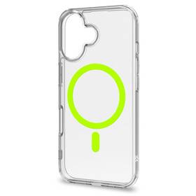 Kryt na mobil Celly Gelskinmag na Apple iPhone 16 zelený/priehľadný

