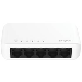 Switch Strong SW5000P 5-Port Gigabit biely/plast

