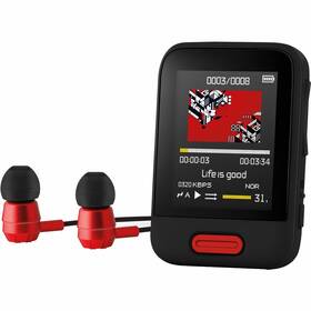 MP3 prehrávač Sencor SFP 7716 BK čierna farba
