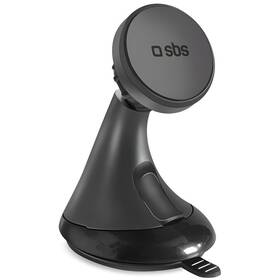 Držiak na mobil SBS Wide Line magnetický s prísavkou čierny

