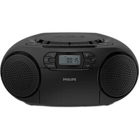 Rádiomagnetofón s CD Philips TAZ2200 čierny

