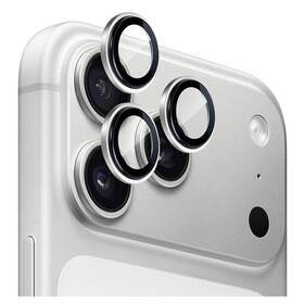 Ochranné sklo šošovky fotoaparátu Mobile Origin Sapphire Lens Guards na Apple iPhone 18 Pro/18 Pro strieborné/priehľadné

