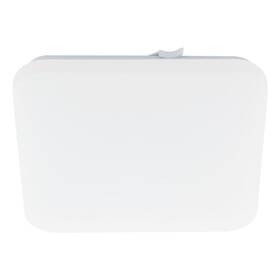 LED stropné svietidlo Eglo Frania, štvorec, 43 cm biele


