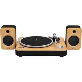 Gramofón Marley Stir It Up Wireless 2 čierny/hnedý

