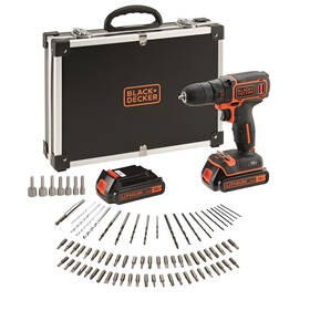 Vŕtací skrutkovač Black-Decker BDCDC18BAFC-QW (s batériou) 

