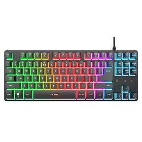 Klávesnica Trust GXT 833 Thado RGB, US layout čierna

