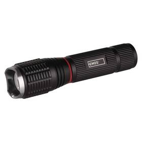 Lampáš EMOS COB LED + LED P3111, 230 lm, 3× AAA, fokus 

