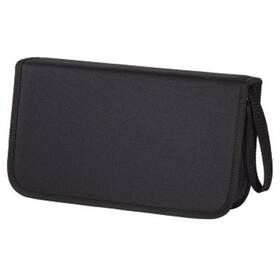 Box na CD/DVD Hama Nylon Wallet 104 CD čierna farba
