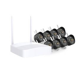 Kamerový systém Tenda K8W-3TC, 8x kamera, nočné svietenie čierny/biely

