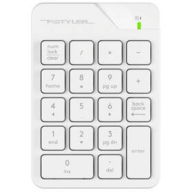 Klávesnica A4Tech FSTYLER, numerická biela


