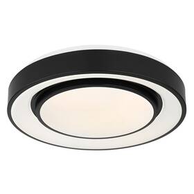 LED stropné svietidlo GLOBO Sully, 38 cm, LED, 24W, RGB čierne


