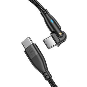 Kábel 3mk Hyper N-SERIES USB-C/USB-C, otočný, 60W, 2m čierny

