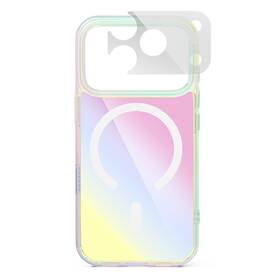 Kryt na mobil Epico Holographic Hero Mag+ Apple iPhone 17 Pro / 18 Pro Qi2 & MagSafe priehľadný

