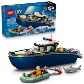 Stavebnica LEGO® City 60456 Honička v policejní lodi 

