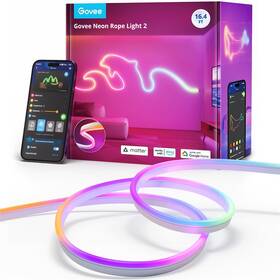 LED pásik Govee Neon 2 MATTER, 5m, RGBIC 


