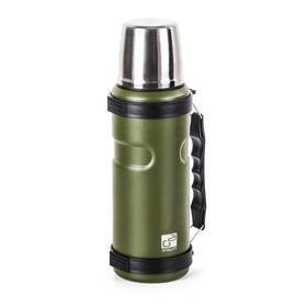Termofľaša G21 G21TL1Z, 1000 ml, khaki zelená s rukojetí 

