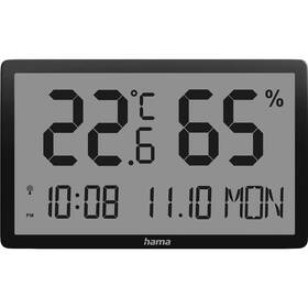 Nástenné hodiny Hama Lombok čierne

