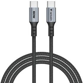Kábel Verbatim Sync & Charge USB-C/USB-C 60W 1,2m čierny

