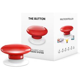 Tlačidlo Fibaro Button, Z-Wave Plus červené

