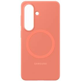 Kryt na mobil Samsung Silicone Magnet na Samsung Galaxy S26 červený


