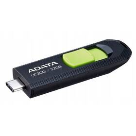 USB flashdisk ADATA UC300 32GB čierny/zelený

