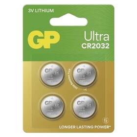 Batéria lítiová GP ULTRA CR2032 4BL, knoflíková 


