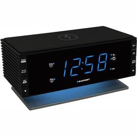 Rádiobudík Blaupunkt CR55CHARGE Qi čierny

