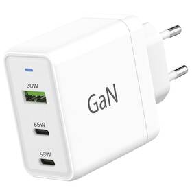 Nabíjačka do siete WG USB, 2x USB-C PD, 65W, GaN 

