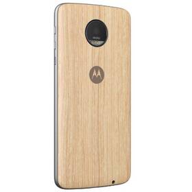 Kryt na mobil Motorola na Motorola Moto Z Play (Washed Oak Wood) drevený

