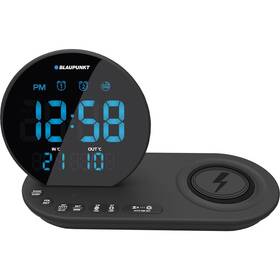 Rádiobudík Blaupunkt CR85 CHARGE, Qi čierny

