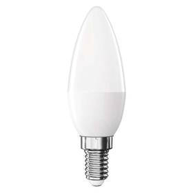 LED žiarovka EMOS Classic sviečka, E14, 6,5W, studená biela 

