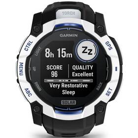 Inteligentné hodinky Garmin Instinct 3 – 50 mm Solar čierne/biele

