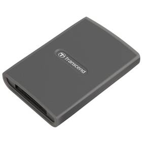 Čítačka pamäťových kariet Transcend RDE2, USB-A, USB-C/CFexpress typ B sivá

