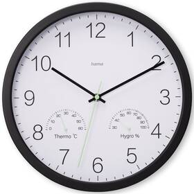 Nástenné hodiny Hama Santorini čierne

