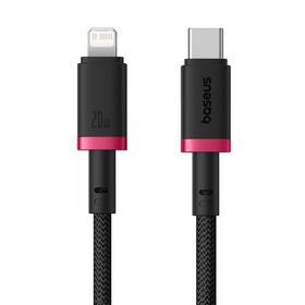 Kábel Baseus Dura USB-C/Lightning, 20W, 2m čierny/červený

