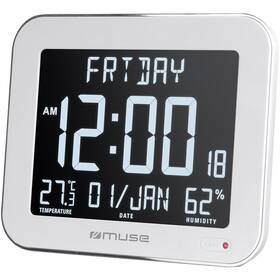 Nástenné hodiny MUSE M-090 WMC biele

