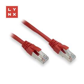 Kábel Lynx FTP patch Cat5e PVC, CCA, 2m červený

