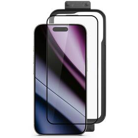 Tvrdené sklo Epico Hero 3D s inštalačným rámčekom na Apple iPhone 16 Pro Max 

